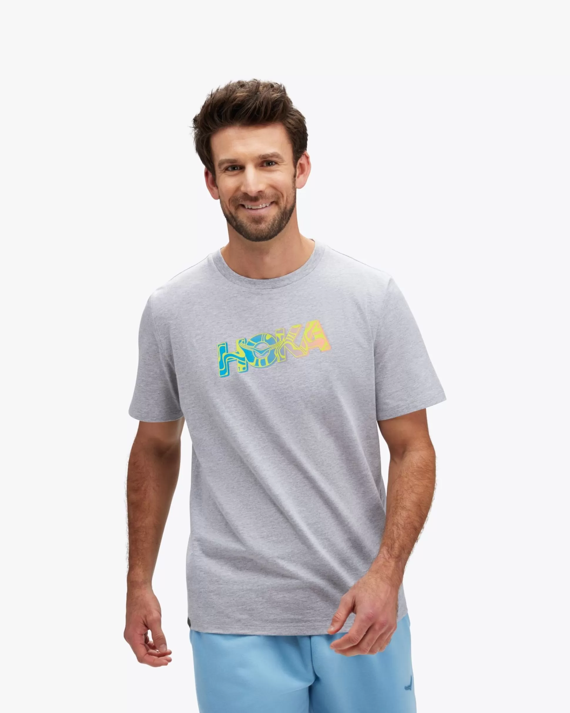 Menn HOKA® Topper Og T-Skjorter<Hoka Topo Logo Gpx Ss Tee